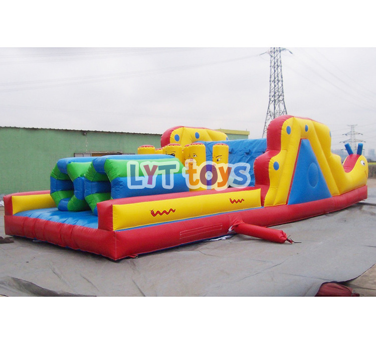 Inflatable obstacle course kids interactive adult game inflatable playground