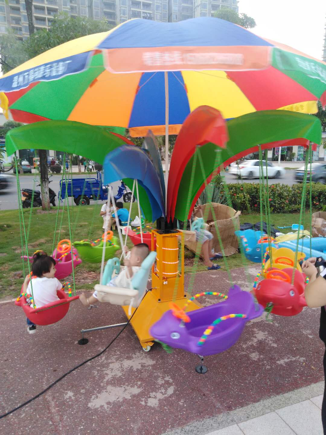 24 Seats high quality fairground outdoor christmas merry go round carousel