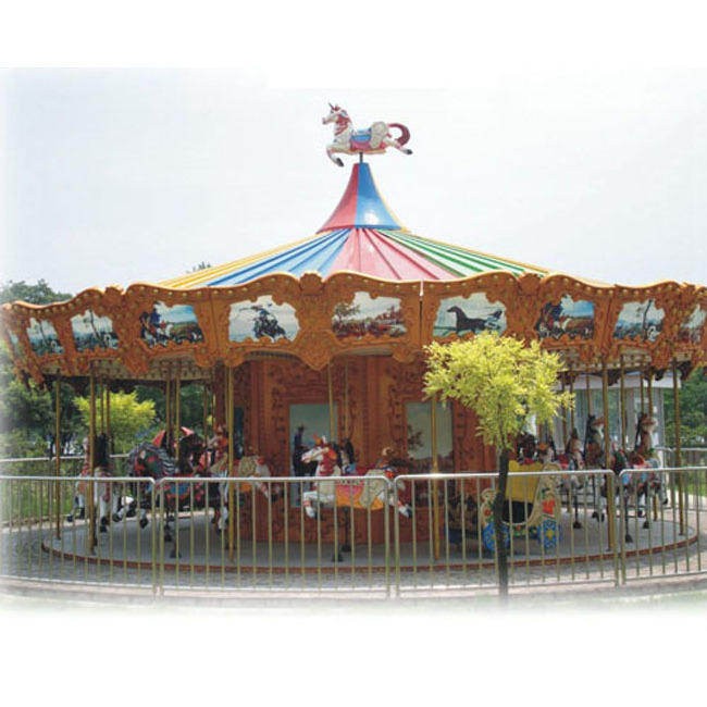 Theme park children outdoor christmas merry go round carousel for sale merry go round