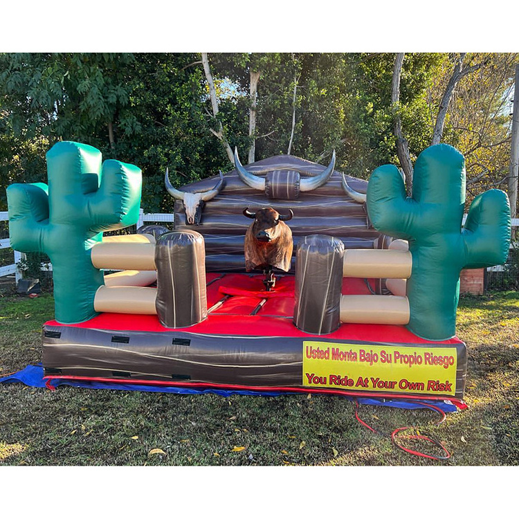 New simulator bull rodeo machine inflatable mechanical bull riding for sale