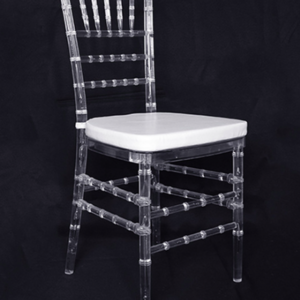 Wholesale luxury resin chairs wedding chairs and tables acrylic dinning chair clear