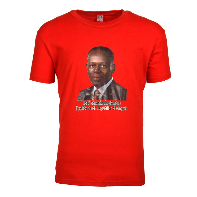 Angola wholesale cheap t shirt Unisex Promotional Cheap Demodrat President Voting Campaign Election T Shirts