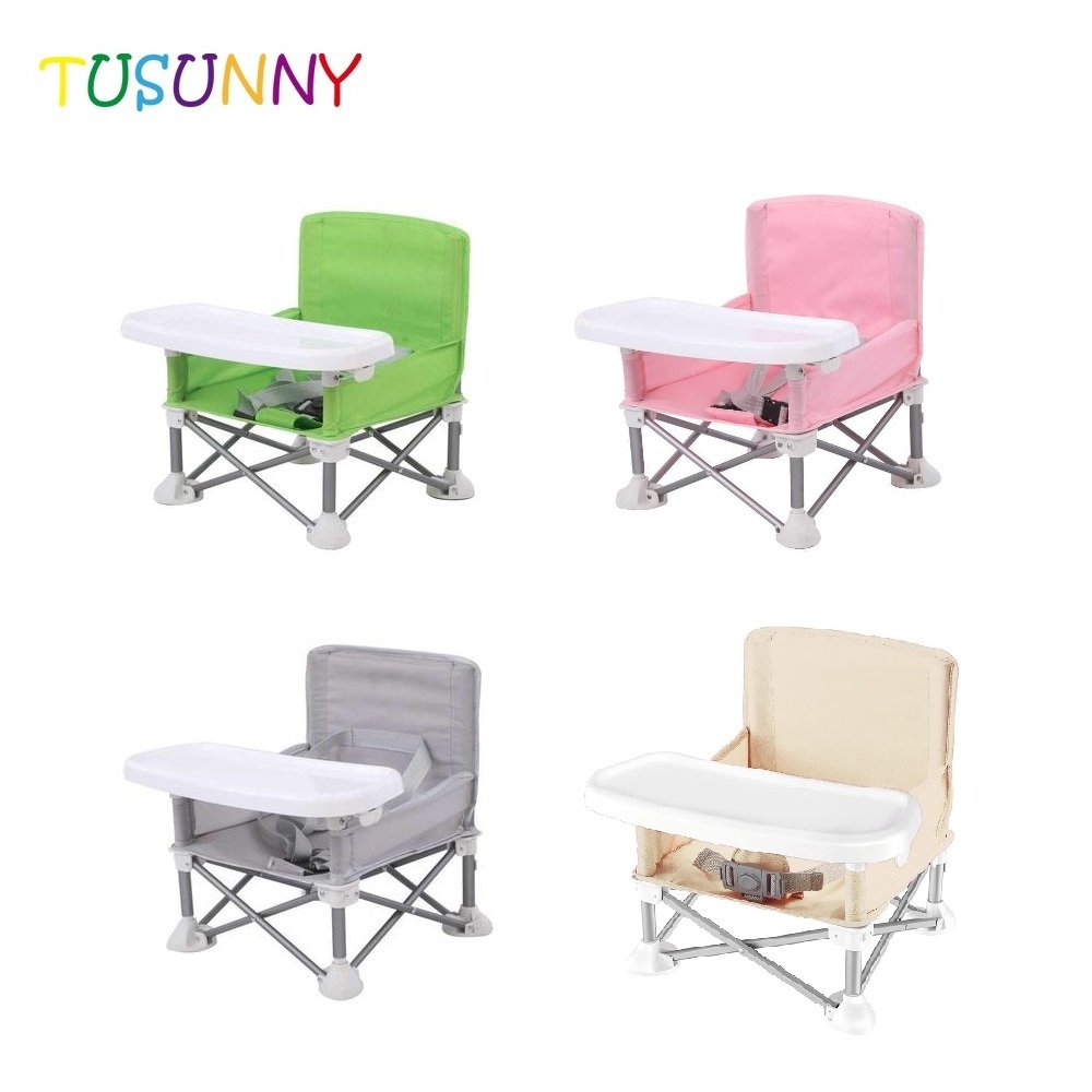 Indoor Outdoor Lounge Beach Picnic Camping Children Foldable Portable Swing Dining High Chair Carry Bag Baby Toys For Kids