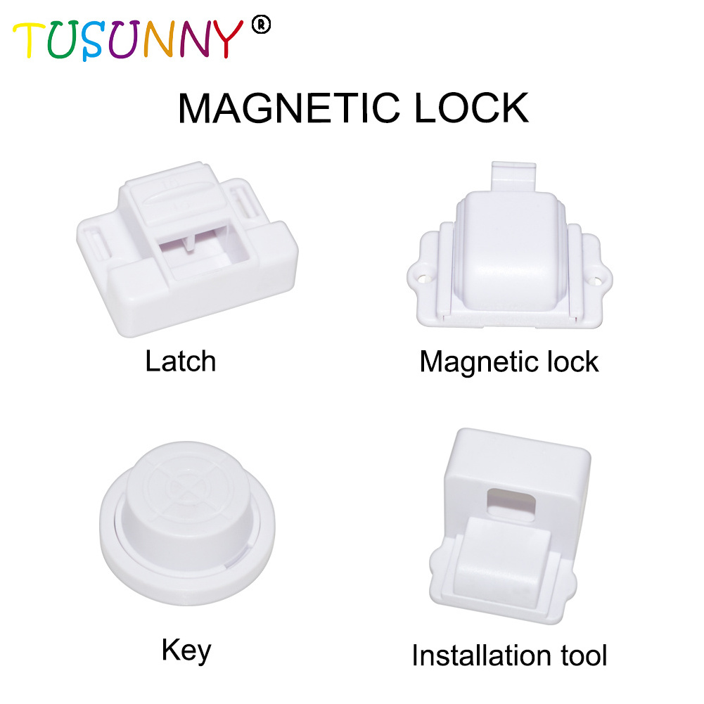 Baby Safety Magnet Cabinet Locks Baby Proof Home Cabinets Drawer Toilet Seat Oven Multi-Purpose Child Locks