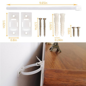 Furniture Straps for Baby Proofing Anti Tip Furniture Anchors Kit Wall Furniture Straps Protect Children