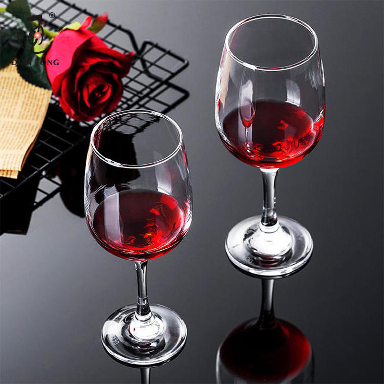 Wholesale 430Ml Hotel Restaurant Weeding Clear Glassware Water Glasses Goblets Glass Custom Wine Glasses Red Wine Glass Sets