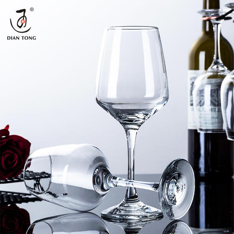 Wholesale 430Ml Hotel Restaurant Weeding Clear Glassware Water Glasses Goblets Glass Custom Wine Glasses Red Wine Glass Sets