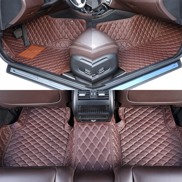 Accept OEM/ODM fashion non slip decorative car floor mats factory