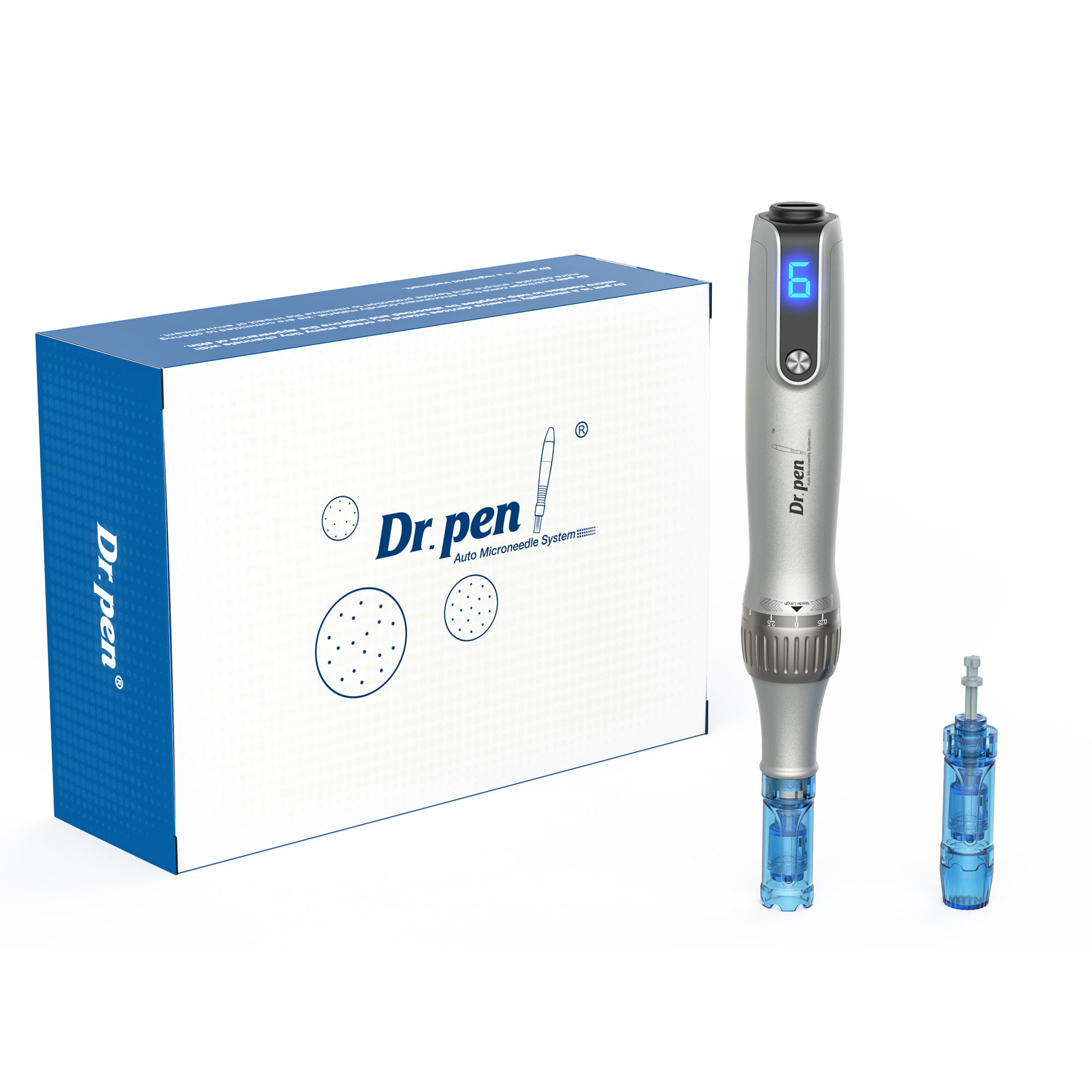 custom logo dr.pen microneedle derma pen m8s needles cartridges reduce acne facial microneedling dr pen m8s