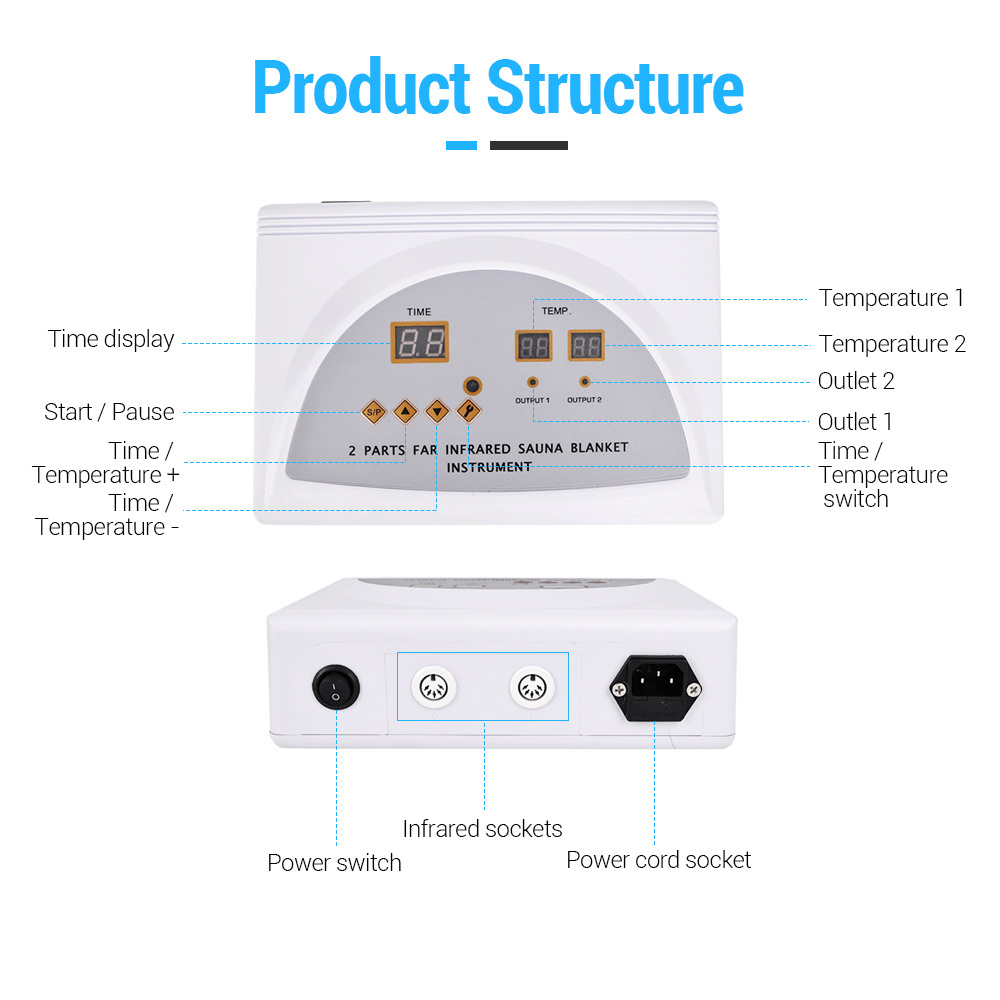 OEM detox wrap thermal blankets infrared sauna body shaping instrument OEM sauna with your logo