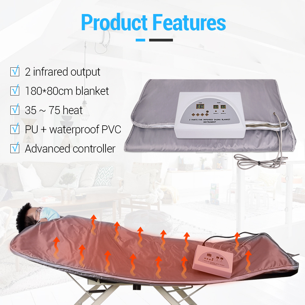 OEM detox wrap thermal blankets infrared sauna body shaping instrument OEM sauna with your logo