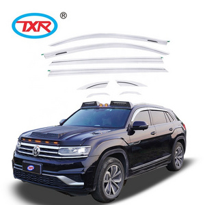 Auto Exterior Accessories Door Visor Chrome Window Defenders for VOLKSWAGEN Teramont X ATLAS Teramont 2017-2022 2019-2022 2021-