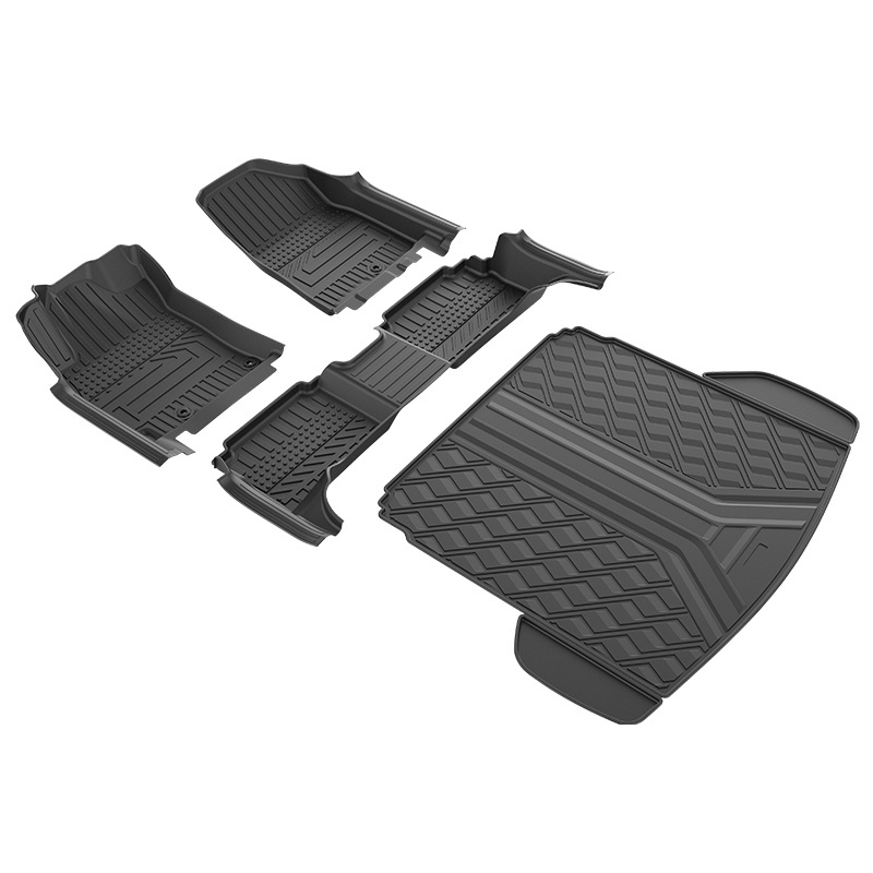 TXR 4x4 Accessories TPE 3d 5d black Floor Mats Auto Exterior Accessories for Nissan Navara 2021-