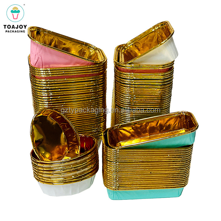 Wholesale Different Shape Rolled Rim Baking Cup Food Grade Snack Pudding Cake Liners Holders