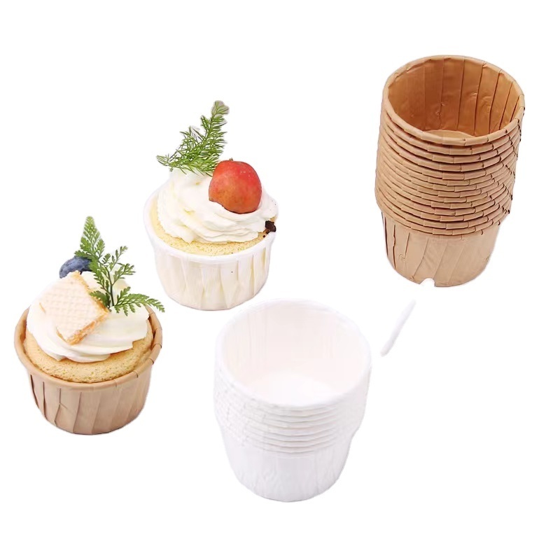 Food Grade Greaseproof Muffin Wrapper Baking Cups Custom Printed Disposable Colorful Oil Proof Mini Cupcake Liners