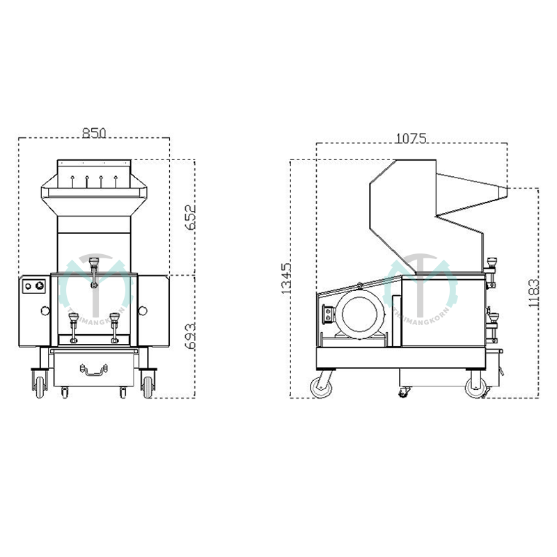 mini recycle plastic small crushing plastic foam rubber padding crusher mechine/machine