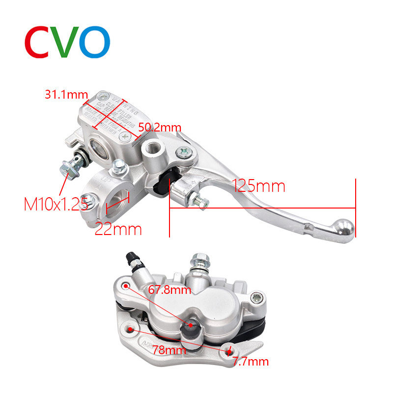 CVO Motorcycle Accessories Brake Lowe Pump for Off-road Dirt Bike Front Brake Calipers For KTM and CRF 250R CRF 450