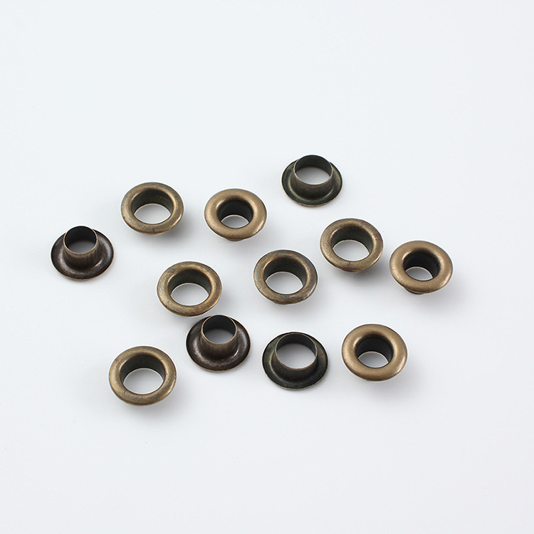 High Quality Custom Brass Grommets Metal Eyelets 10mm Steel Stainless Eyelet #4 #5 #6 Shoe Grommet For Clothing