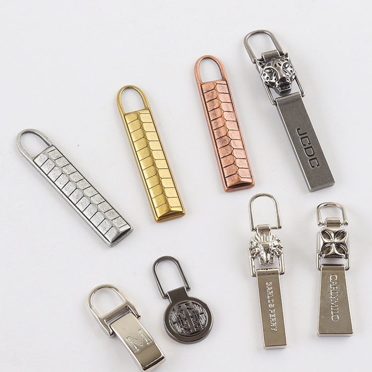 Teeth Zip Head Y2K Zip Puller Slider Metal Zipper for Bags Hoodie Jeans and Handbag Gold Brass Sustainable Waterproof Zipper