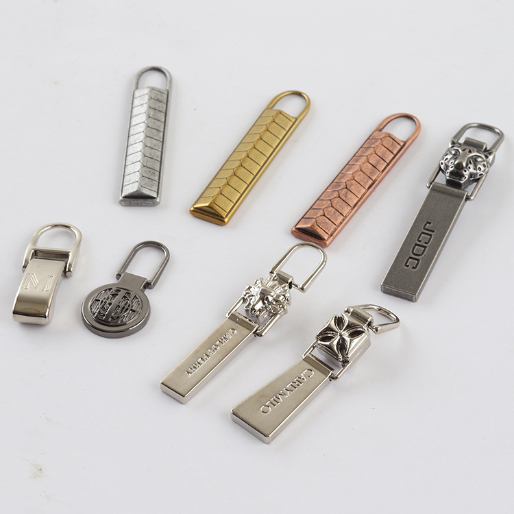 Teeth Zip Head Y2K Zip Puller Slider Metal Zipper for Bags Hoodie Jeans and Handbag Gold Brass Sustainable Waterproof Zipper