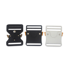 Custom High Quality Pet Dog Collar Metal Hardware Slide Side Release Belt Adjustable Cobra Buckle for Bags And Belts