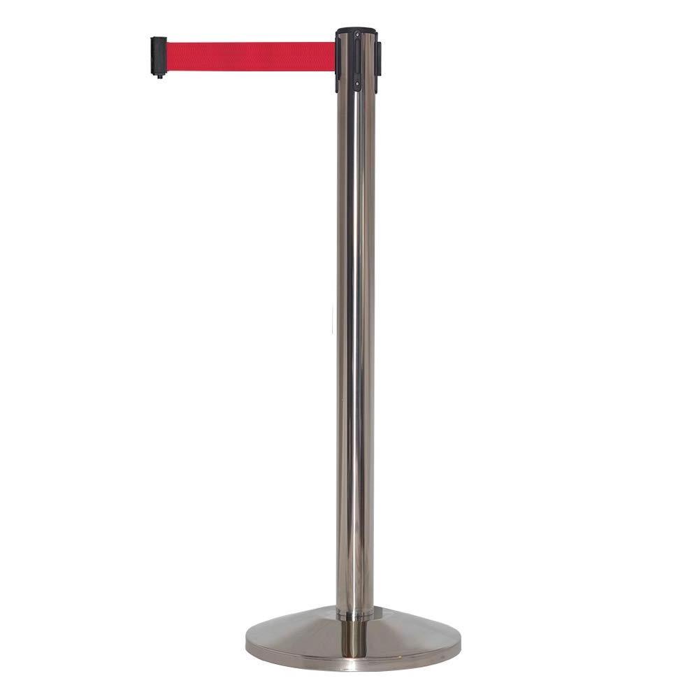 stainless steel Retractable belt Barrier Stand For airport Supermarket