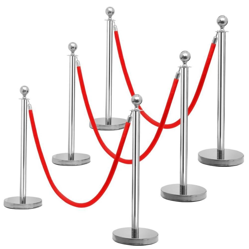 traffic crowd control walkway black gold queue bollard red carpet velvet rope poles stands post barrier stanchion