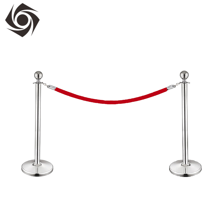 Red Carpet Stand Gold VIP Queue Poles Rope Post Barrier Stanchion Set