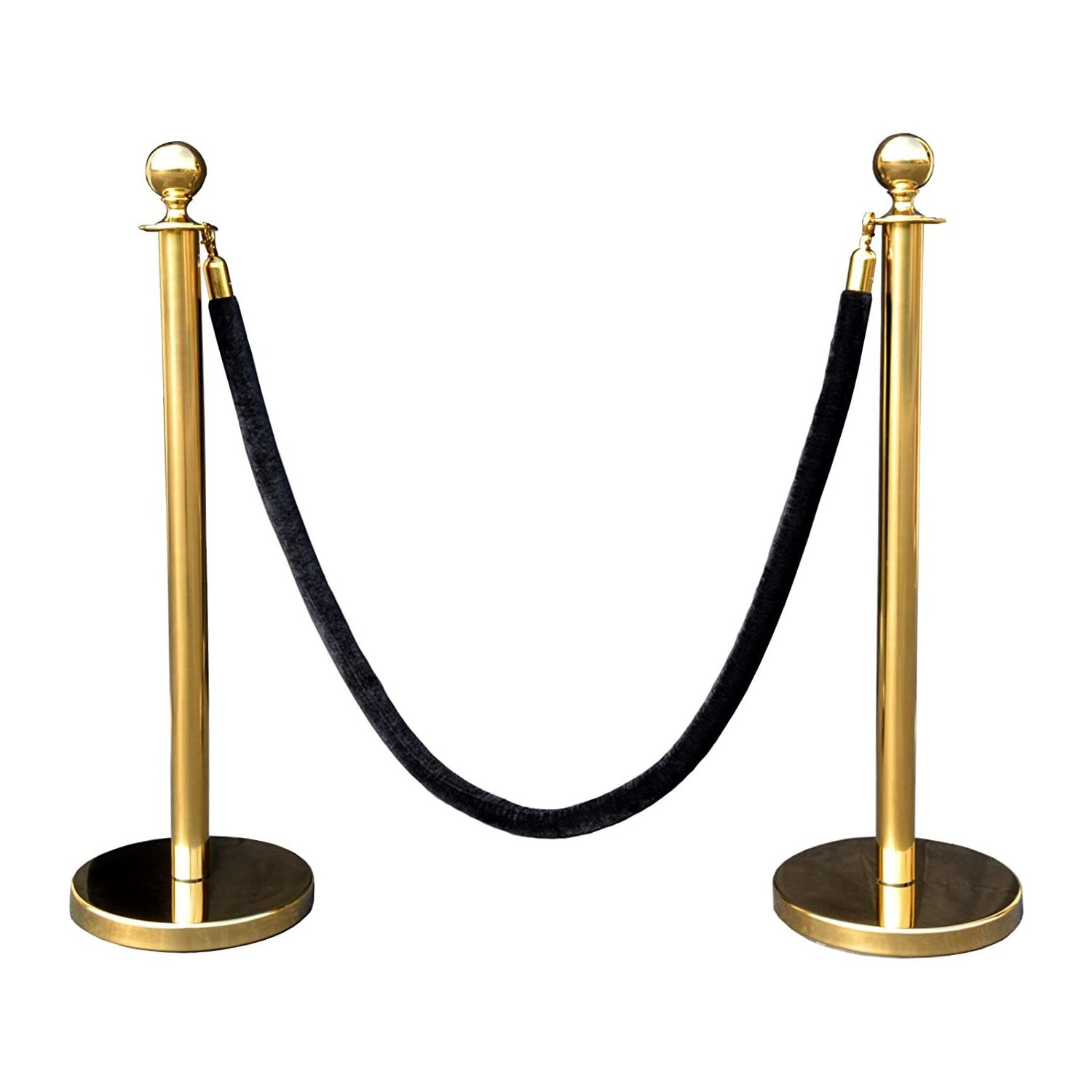 High Quality Steel Gold Stanchion Rope Red Queue Line Barrier For Sale