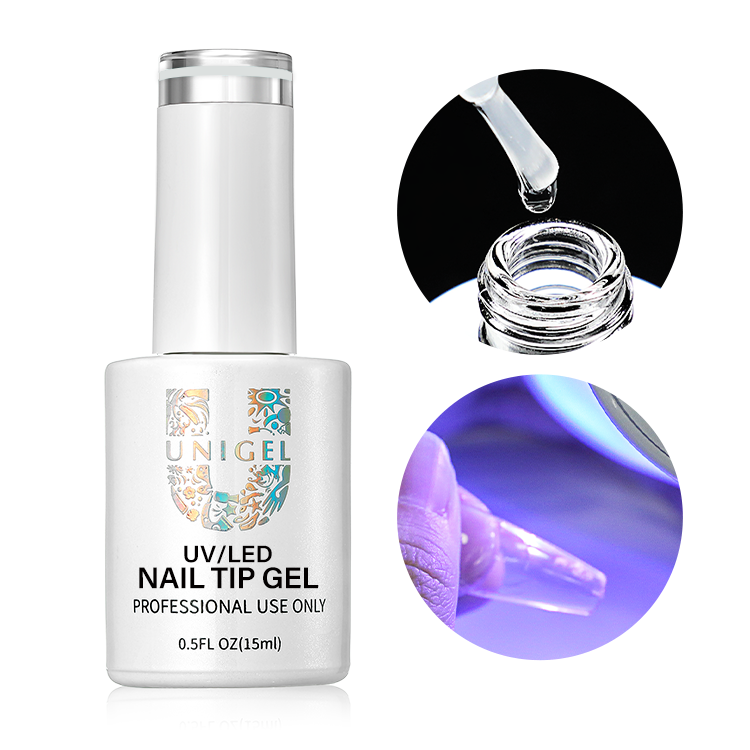 Custom Label Strong Super Adhesion False Nail Tip Glue Solid Nail Gel For Artificial Fingernails