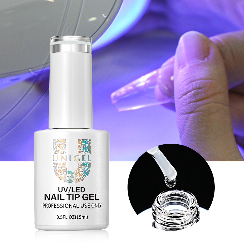 Functional Sticky Glue  Long Lasting Strong Adhesion Beetles Nail Tips Soft Gel kit For False Nails