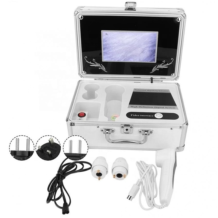 7 Inch HD Screen Portable Facial Skin Test Scanner Analyser Equipment Hair Skin Analyzer Machine For Sale