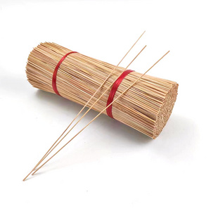 High quality 1.3mm 9" bamboo sticks for making incense round Natural incense stick