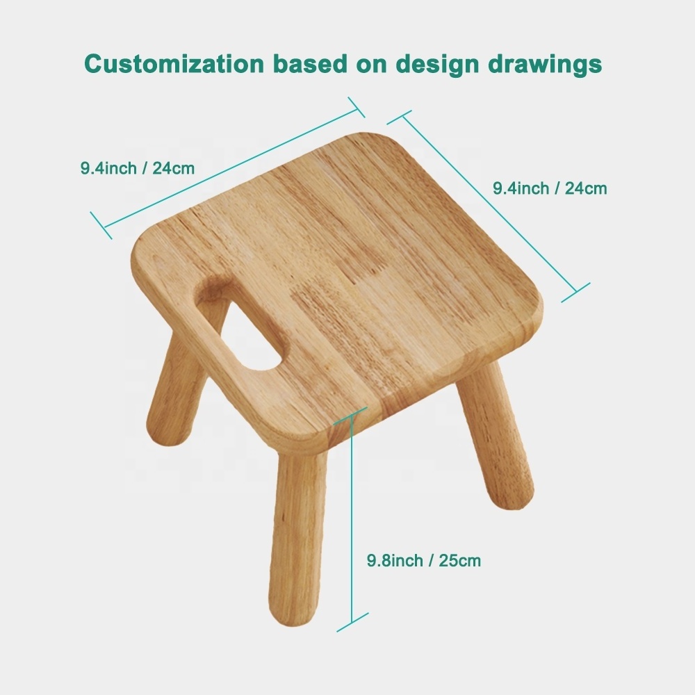 Supplier Wholesale Modern Solid wood stool Foot stool wooden Small bench