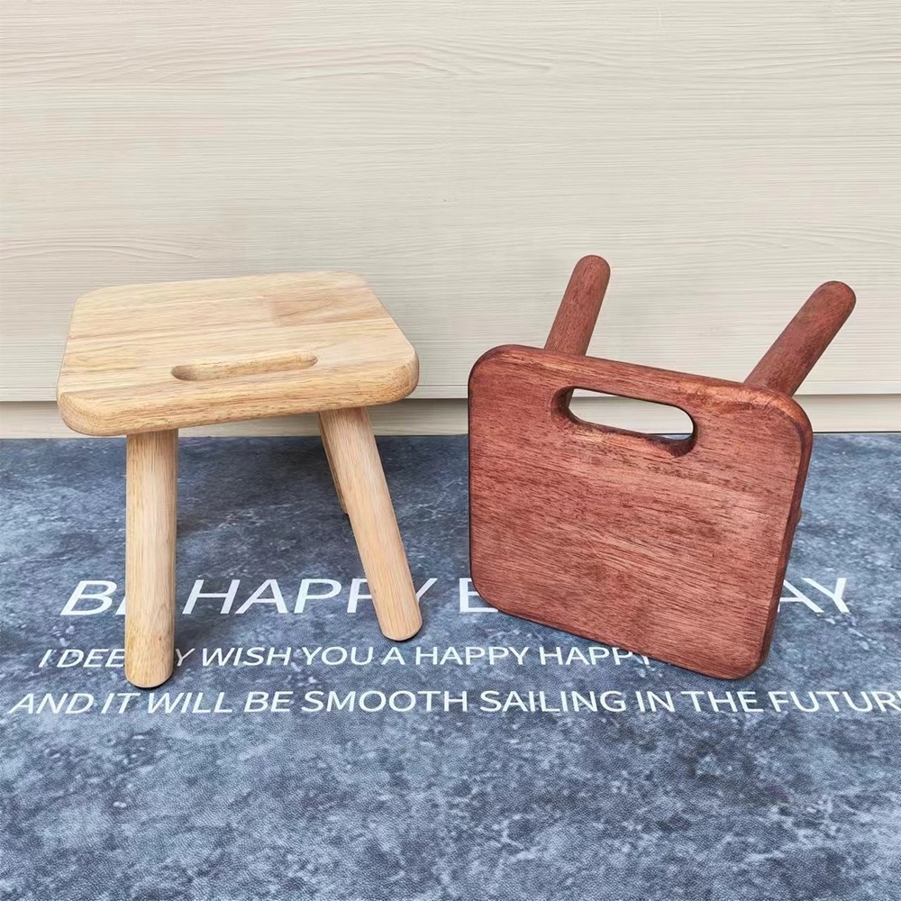 Supplier Wholesale Modern Solid wood stool Foot stool wooden Small bench