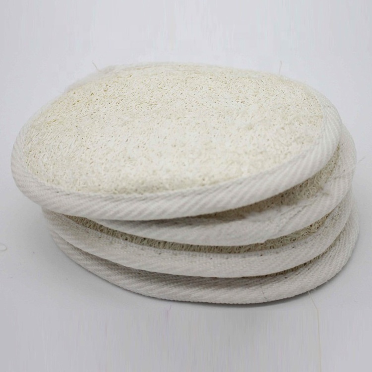 Hotel Disposable Natural Loofah Shower Mat Oval Bath Loofah