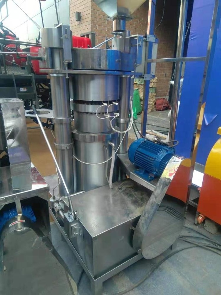 High quality commercial sesame oil press machine and Cold press cocoa butter hydraulic oil press