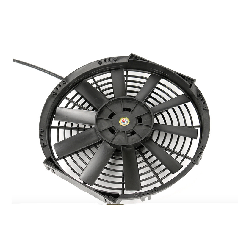 Utranee 12-Inch Electrical Fan with Straight Blades for Automobile Air Conditioning System for truck 12V