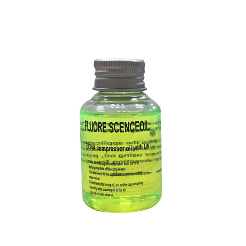 Utranee 60ml R134a PAG 46/68/100 Oil Hot Selling Eco-friendly Fluorescent Refrigeration Lubricant for Automotive Use