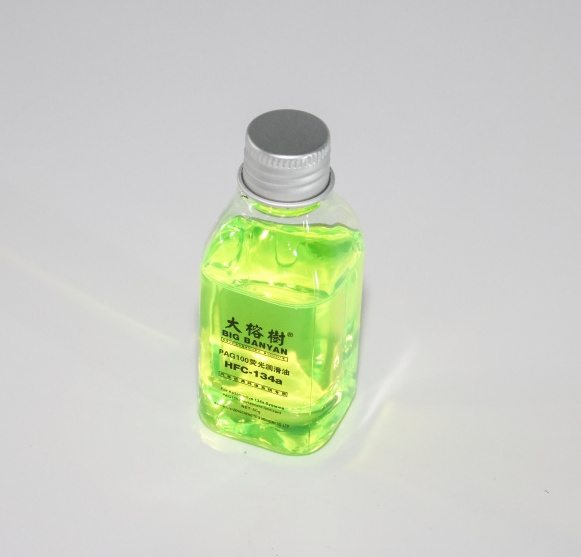 utranee wholesale Automotive Air Conditioning Refrigerant Oil Eco-friendly fluorescent  lubricant R134a pag 100 50G