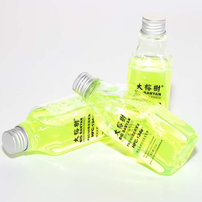 utranee wholesale 100g  Automotive Air Conditioning Refrigerant Oil Eco-friendly fluorescent  lubricant R134a pag 100