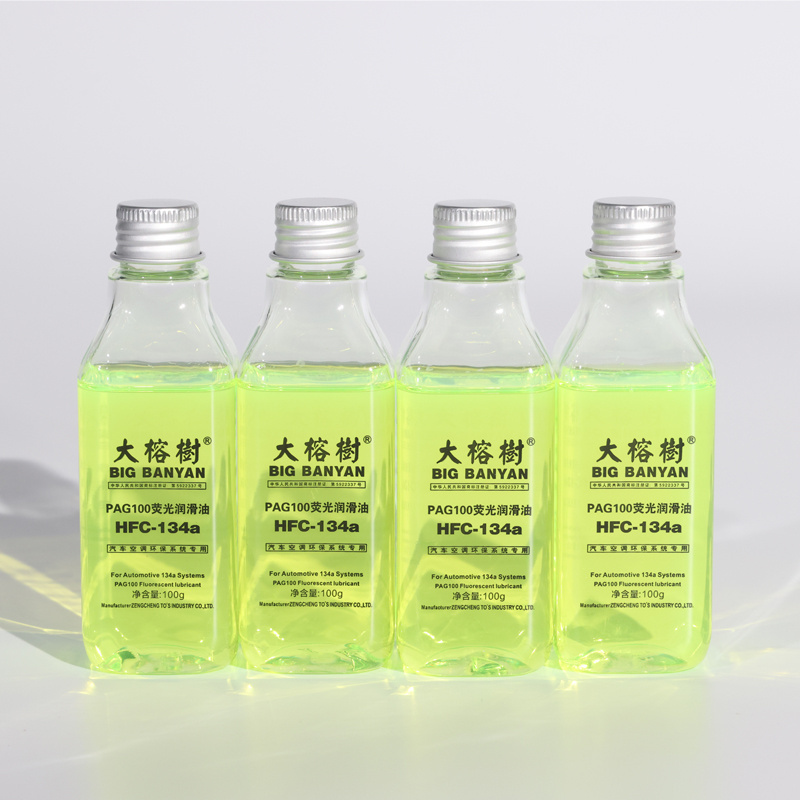 utranee wholesale 100g  Automotive Air Conditioning Refrigerant Oil Eco-friendly fluorescent  lubricant R134a pag 100