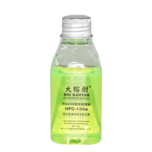 utranee wholesale Automotive Air Conditioning Refrigerant Oil Eco-friendly fluorescent  lubricant R134a pag 100 50G