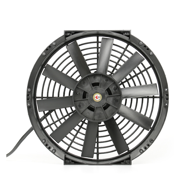 Utranee 12-Inch Electrical Fan with Straight Blades for Automobile Air Conditioning System for truck 12V