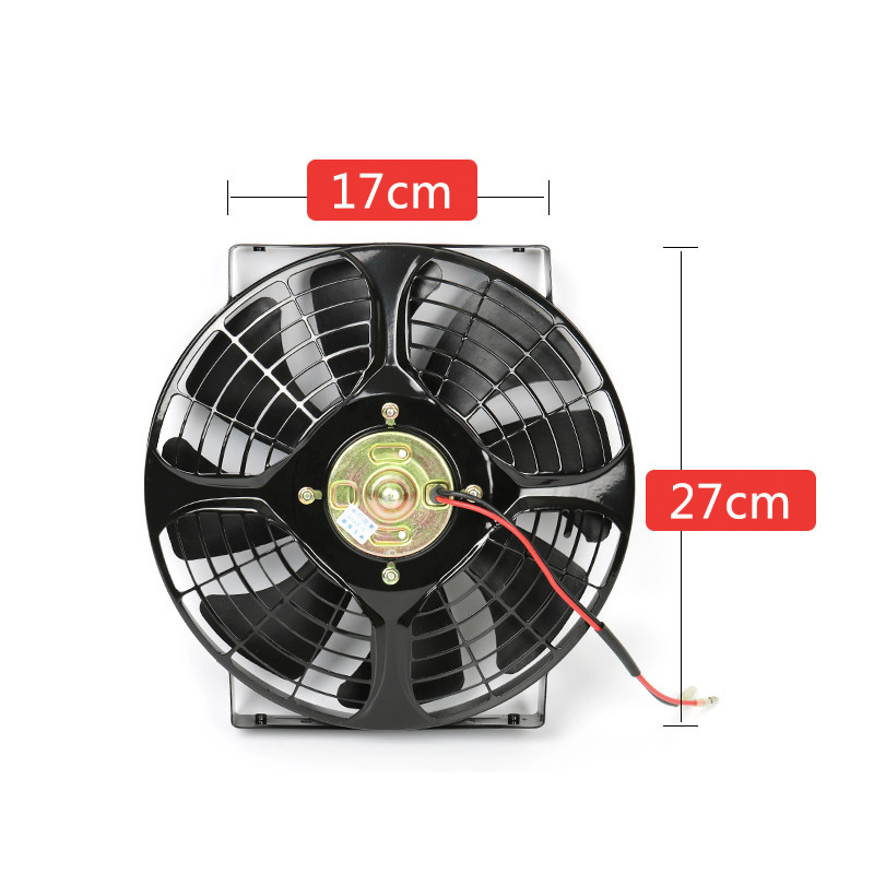 China supplier New 2V 24V Auto radiator fan 80w 90w air condition condenser fan in 8inch to 12inch sizes