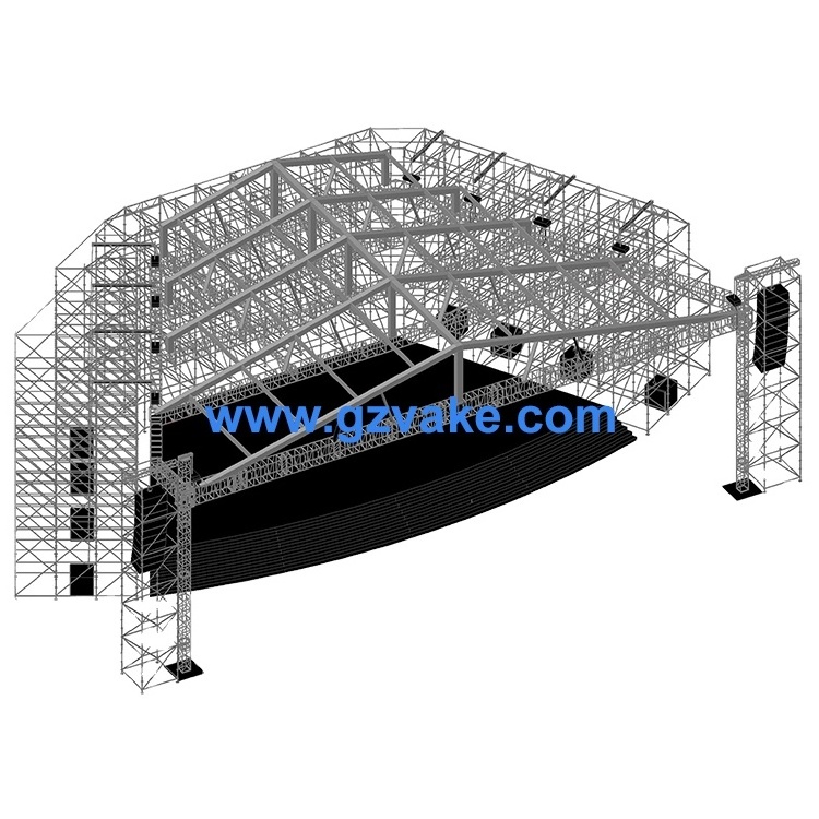 Event Used  Stage Truss Structure Aluminum Materials Live Show Aluminum Alloy Truss With Lift System