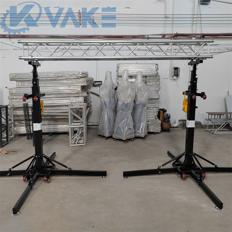 Line Array Speaker Truss Lift Stand Truss Display Hand Chain Hoist Line Array Truss Stand System For Outdoor Concert