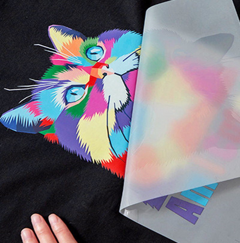 Customized Size Cold Peel and Hot Peel Heat Transfer AB Film DTF PET Film Prints for T Shirts Clothing