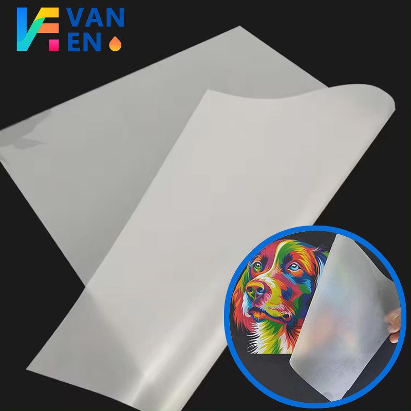 Customized Size Cold Peel and Hot Peel Heat Transfer AB Film DTF PET Film Prints for T Shirts Clothing