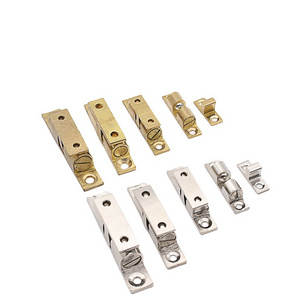 40/50/60/70mm Kitchen Cupboard Furniture Door Latch for Closet Solid Brass Cabinet Door Closet Double Ball Tension Catch Latc